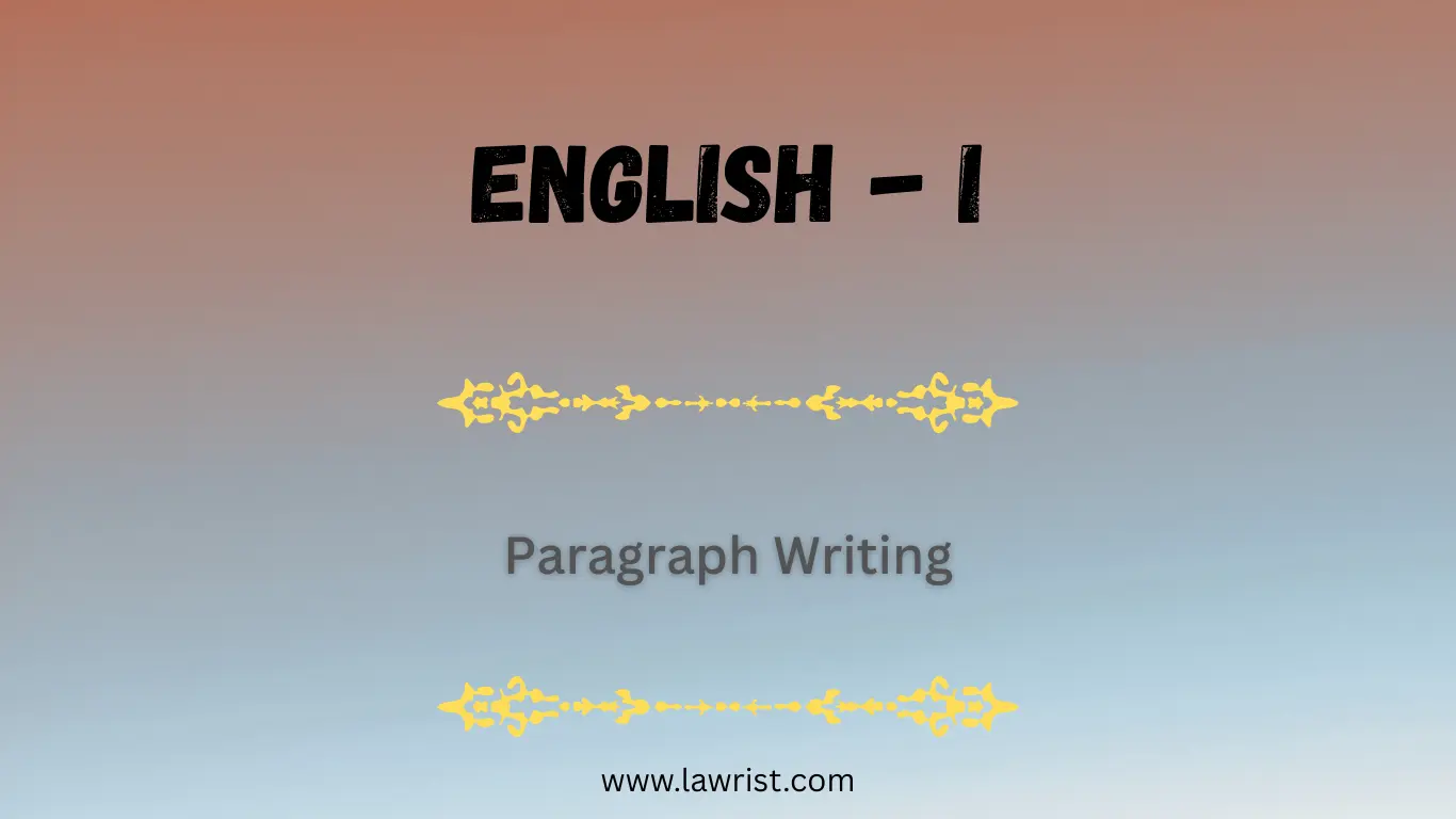 Paragraph Writing